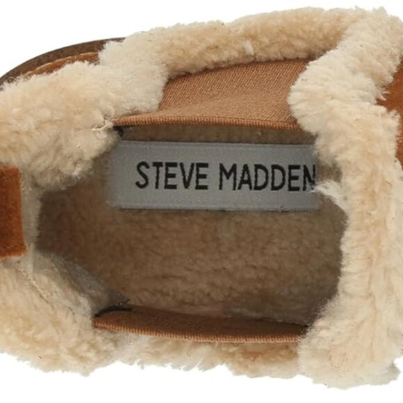 Steve Madden Leopold Suede Chelsea Boots In Camel - Picture 8 of 11